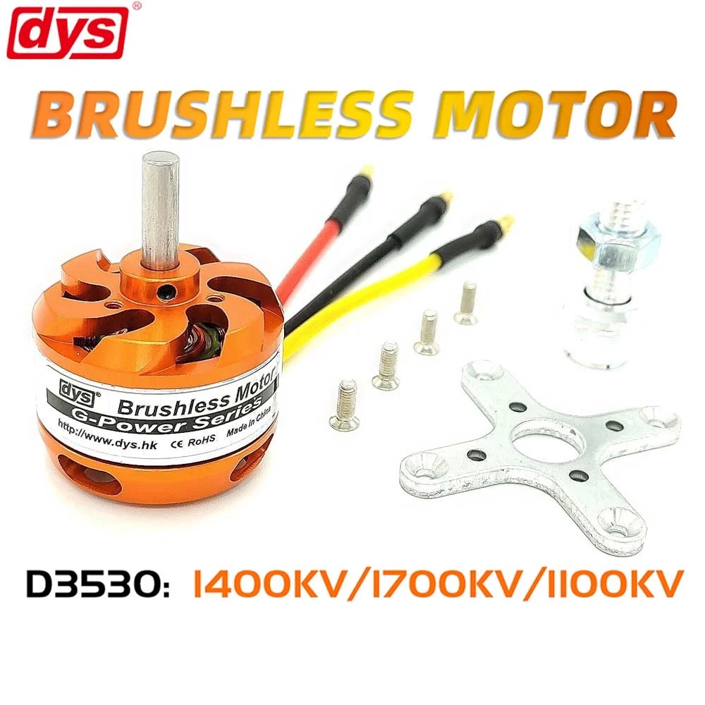 

DYS D3530 1100KV 1400KV 1700KV Brushless Outrunner Motor For Mini Multicopters RC Plane Helicopter