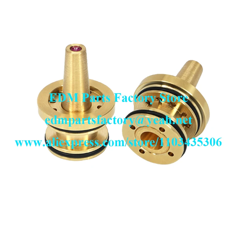 

Ø0,192 мм/Ø0,195 мм Ruijun FT400S Направляющая для молибденовой проволоки EDM D24/20x34,3H мм (тип рубина + бриллианта) для новой машины средней скорости RUIJUN