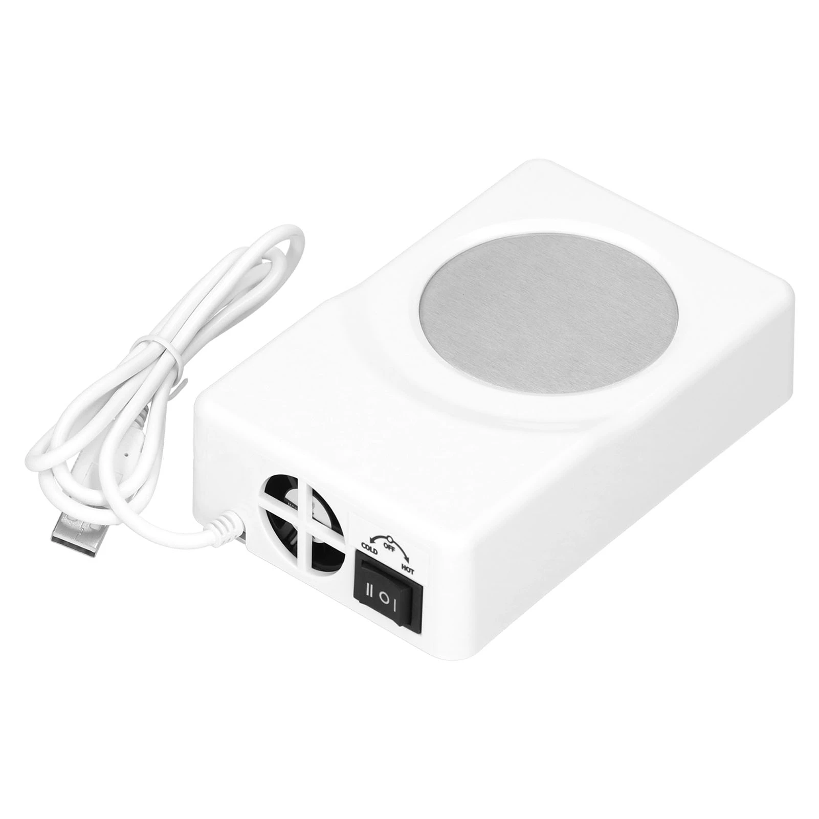 Фото USB-подставка с функцией нагрева и охлаждения, портативный подогреватель для чашек, охлаждающая подставка для дома, офиса и автомобиля №4