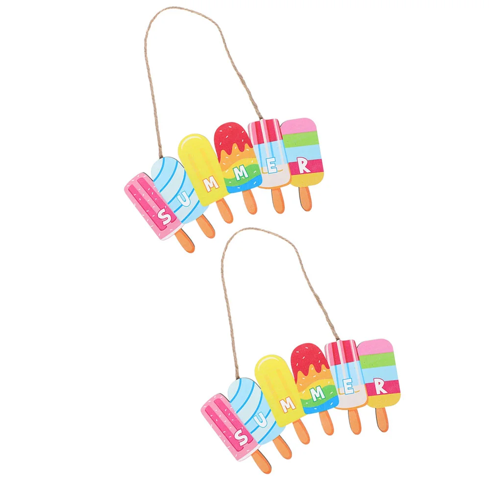 

Hanging Plaque Sign Summer Signs For Outside Welcome Front Door Beach Decorations Office