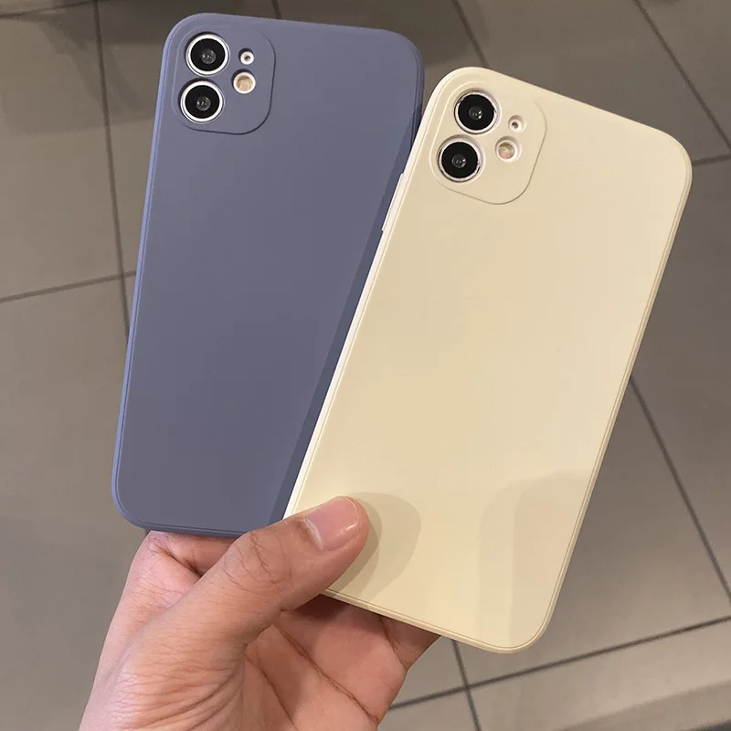 

Original Liquid Silicone Case For iPhone 11 Case Cover For iPhone 13 12 Pro Xs Max Mini 7 8 Plus Xr X 6s 6 Shockproof Soft Cases