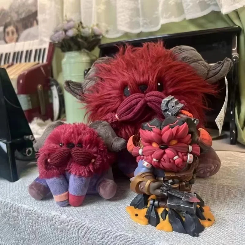 Фото Оригинальная фигурка Ornn из League of Legends (LoL) «Огонь под горой», Q-версия, модель-статуэтка, настольное украшение, коллекционная игрушка №4