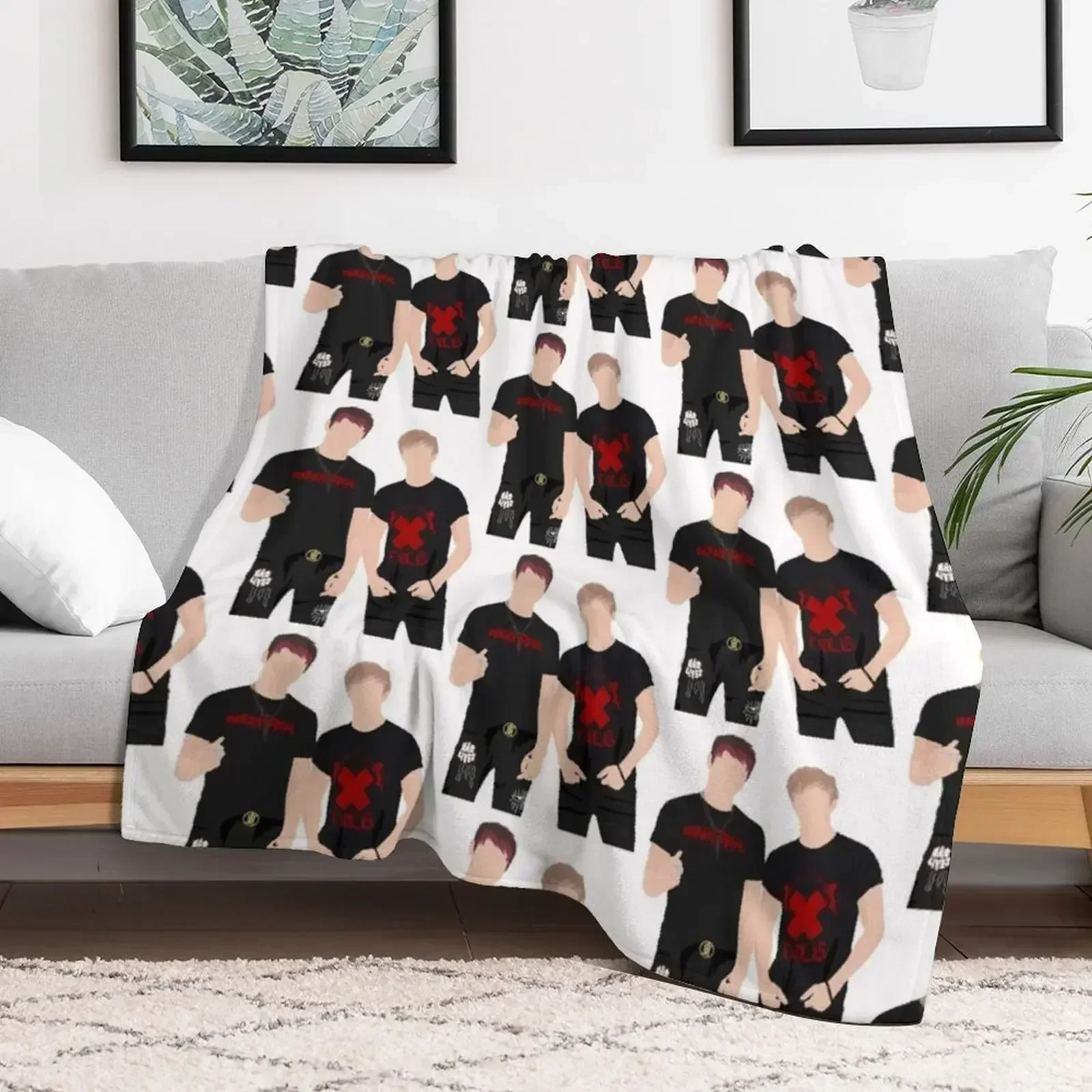 Одеяло Sam and Colby мягкие клетчатые рождественские подарки роскошные одеяла для