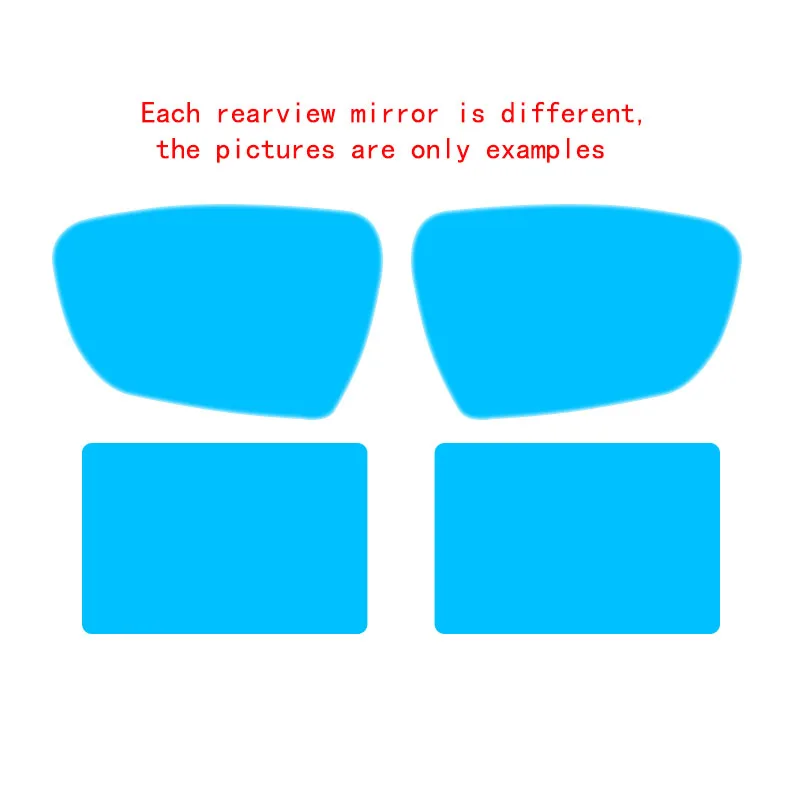 

For Honda CRV CR-V 2007-2022 Auto Rearview Mirror Reversing Mirror Side Window Rainproof Anti Fog Waterproof Film Car Stickers