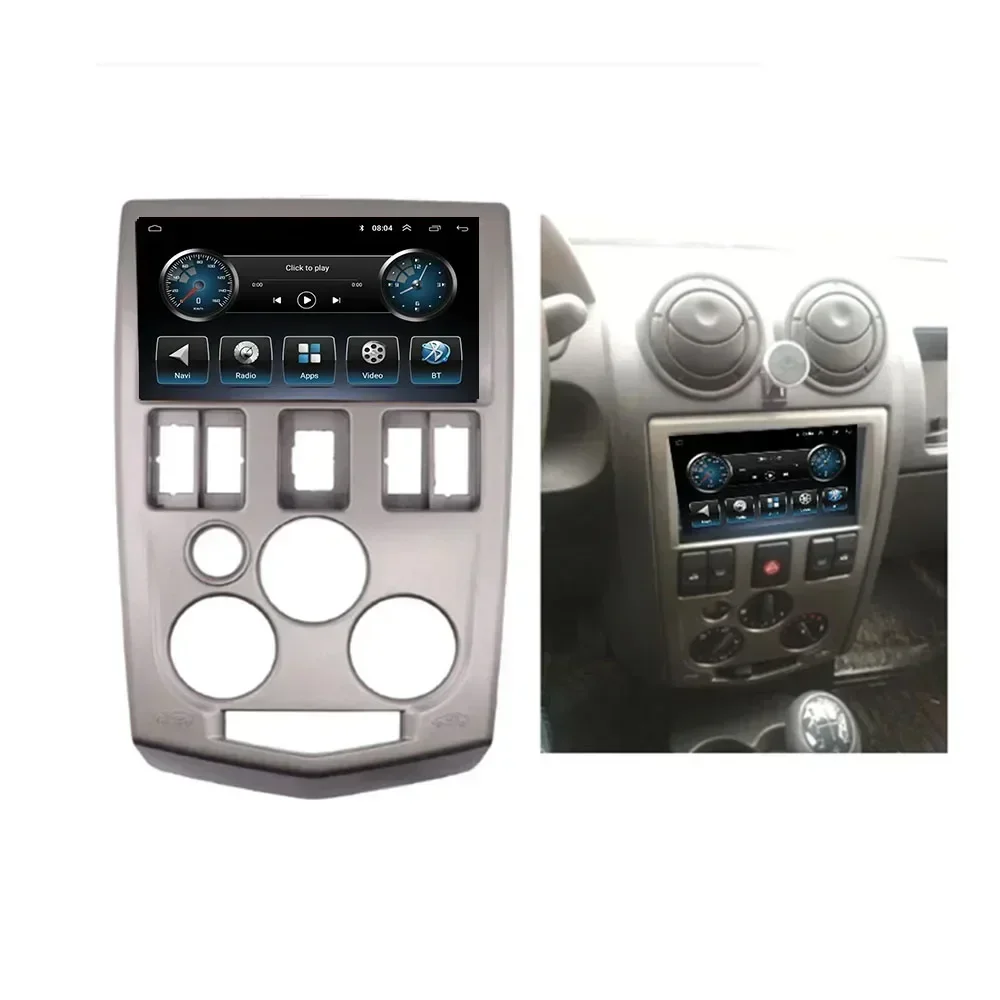 8G+128G For Renault Logan 1 Dacia 2004-2009 Car Radio video players CarPlay Android Auto GPS No 2 din 2din DVD DSP