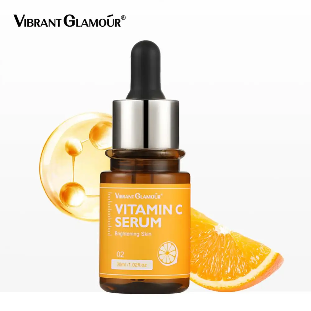 

30ml Yellow Vitamin C Facial Serum Brightening Skin Tone Repairing Dark Circle Long Lasiting Nourish Face Skin Beauty Care