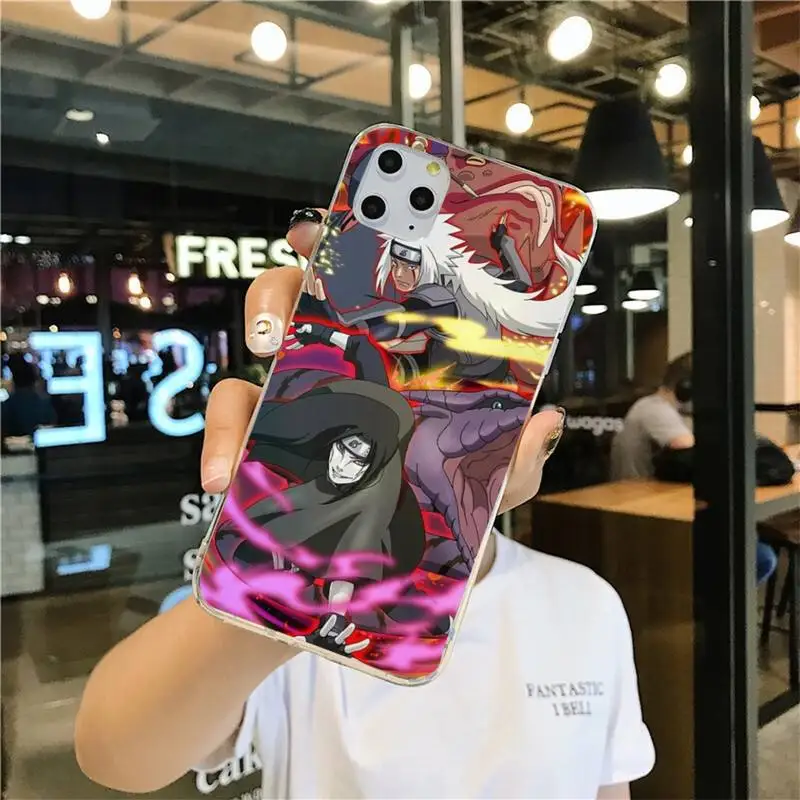 Чехол для телефона Naruto Jiraiya Orochimaru iphone 13 12 11 Pro Max Mini XS 8 7 Plus X SE 2020 XR силиконовый