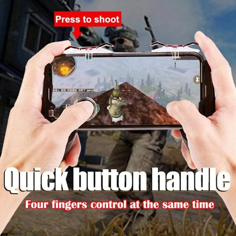 1 шт. триггер кнопка огня игровой коврик для прицеливания L1R1 устройство