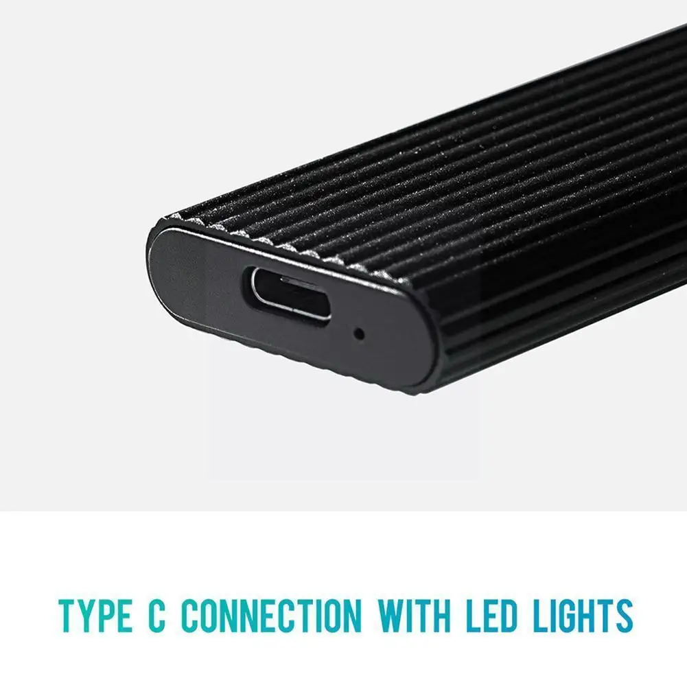 

Dual Protocol M2 Nvme/ngff Sata Ssd 10gbps Hdd Box M.2 Nvme Ssd To Usb 3.1 Enclosure Type-a To Type-c Cable For M.2 Ss Z5w7