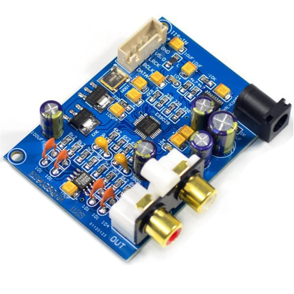 

ES9028Q2M ES9028 I2S Input Decode Board DAC DC 9-12V Decoder Board Upgrade ES9018 for Amplifier DIY