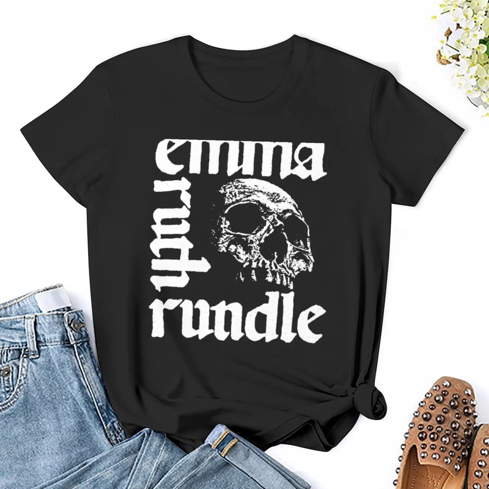 Женская футболка с принтом Эмма Рут милый летний топ