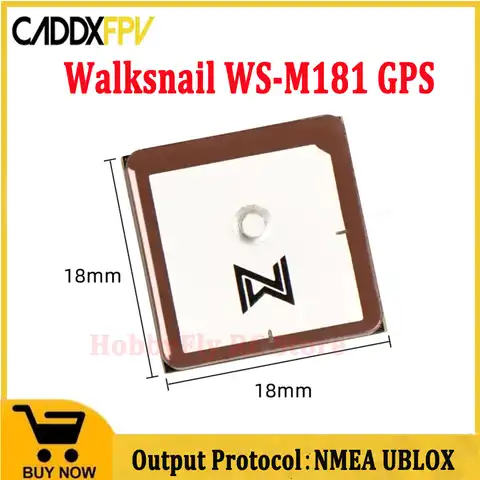 Walksnail WS-M181 GPS M10 GNSS встроенный QMC5883 компас керамическая антенна для радиоуправляемого самолета FPV Фристайл большой радиус действия DIY части
