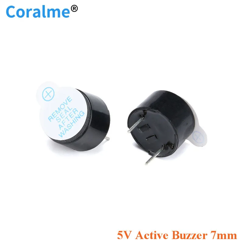 

10pcs 5V Active Buzzer Alarm Sounder Speaker High Temperature Resistance Electromagnetic SOT Height 7mm