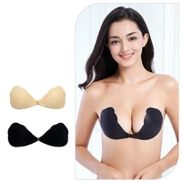 for wedding party bikini invisible bra nipple cover silicone push up bra sticky reusable with transparent straps backless bikini