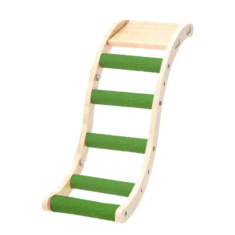 

Bird Parrot Ladders Hang Toys Bird Stand Toy Wood Ladder For Parakeets Bird Exercise Toy Play Ladder Climbing Ladder Perch Toy