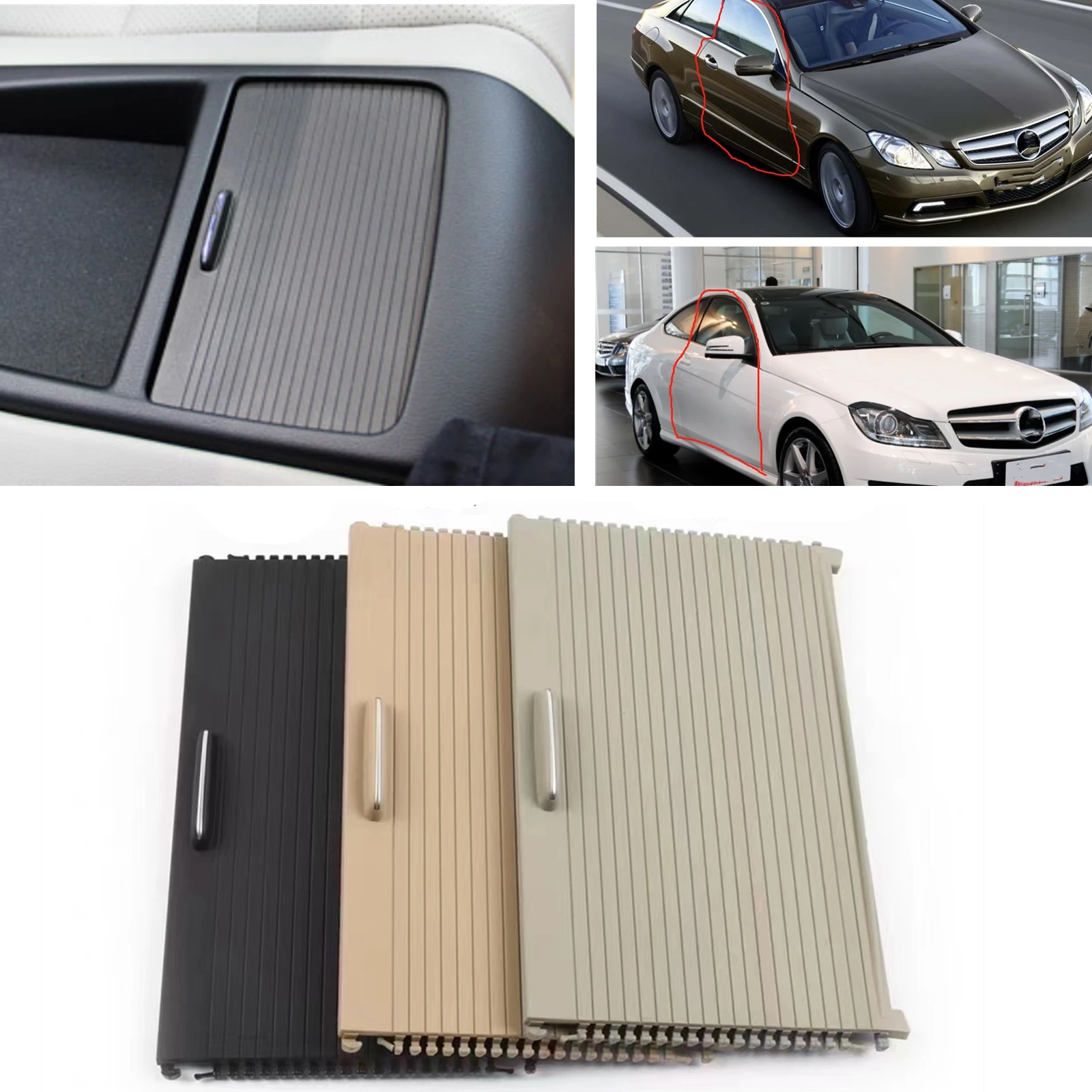 Для Mercedes Benz E Class Coupe W207 2007-2015 Автомобильная задняя Центральная чашка для воды