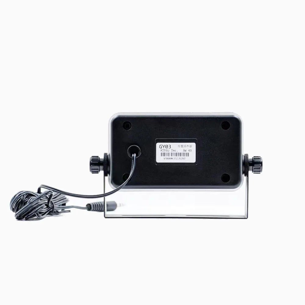 XIEGU GY03 External Speaker 3.5mm Stereo Plug for X6100 G1M HF Transceiver TYT TH-9800 Car Radio Load Speaker