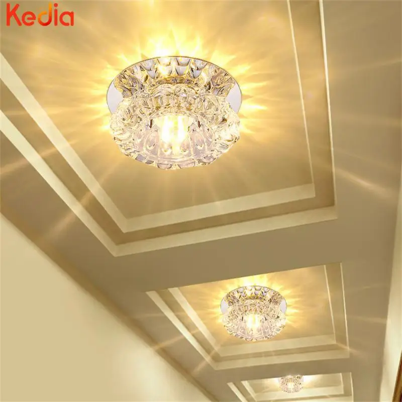 

Dimming Modern Ceiling Lamps High-quality 3 Color Indoor Lighting For Living Room Bedroom Kitchen Stainless Steel Mirror