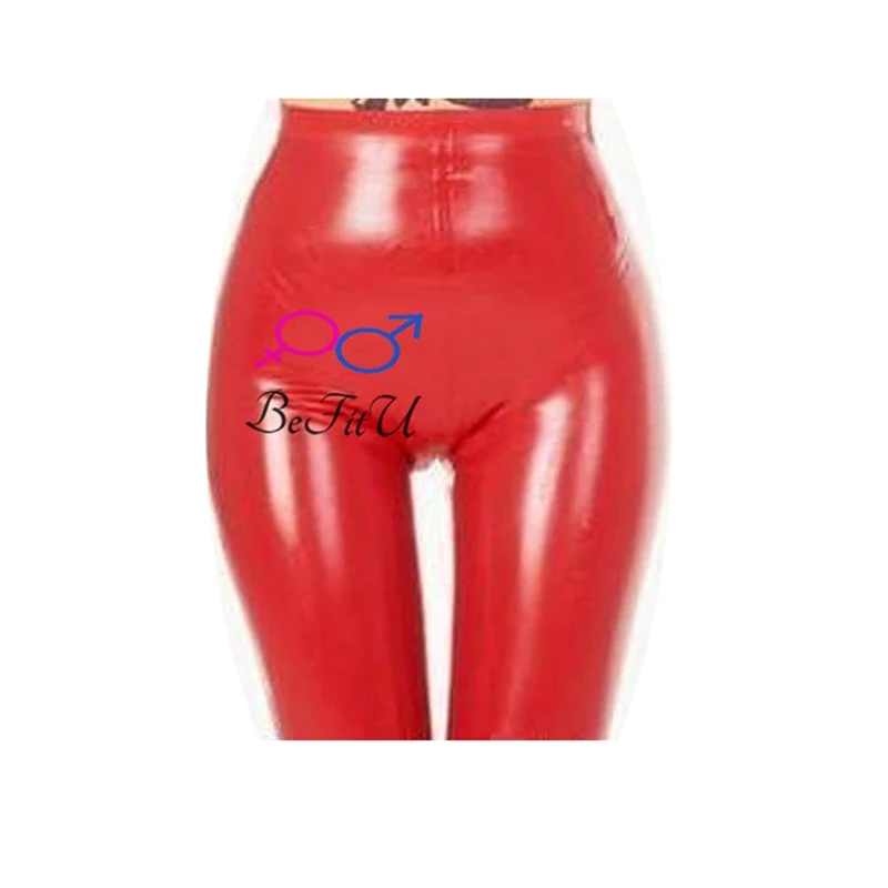 Latex Shorts fetish underwear with sleeve sexy natural pants sheath exotic underpants for men boxer