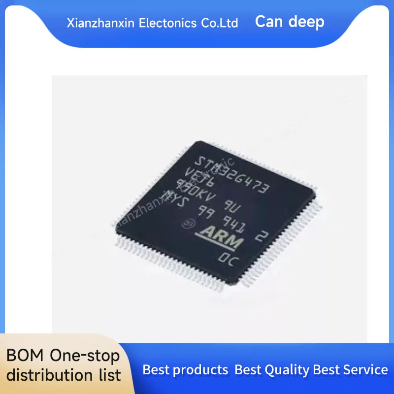 

1pcs/lot STM32G473VET6 STM32G473 473VET6 LQFP-100 32-bit microcontrollers