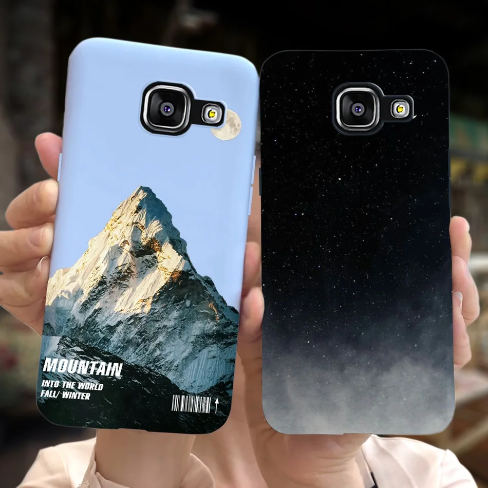 Симпатичный чехол с рисунком для Samsung Galaxy A5 2016 мягкие силиконовые чехлы