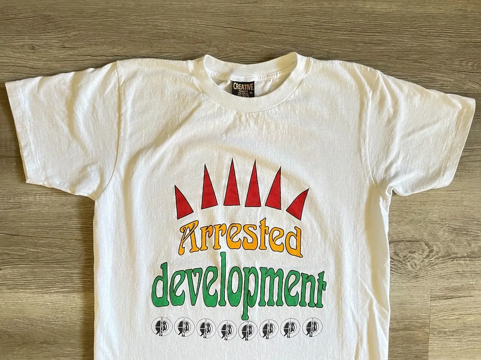 Arrested Development футболка 1993 белая XL 1990-х годов рэп хип-хоп Винтажная с длинным или