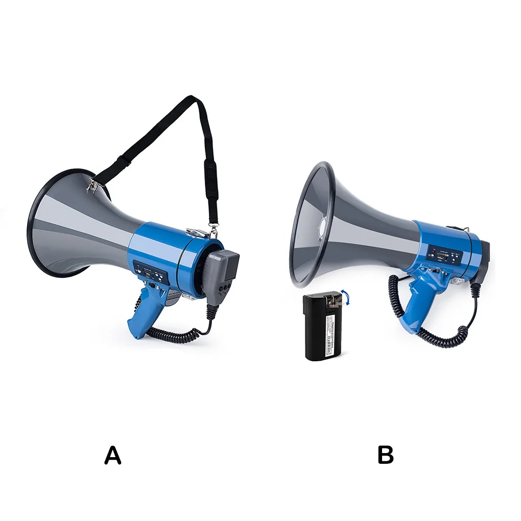 

Megaphone Speaker Recordable Loudspeaker Guide Speakers Multipurpose Long-lasting Handily Gripped With 1500mAh