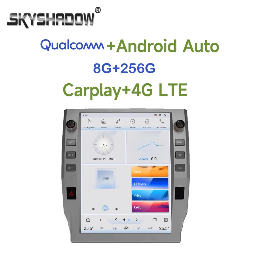 Tesla Qualcomm Carplay автомобильный DVD-плеер DSP IPS Android 9. 0 8G + 11 0G GPS карта RDS радио Wifi Bluetooth для