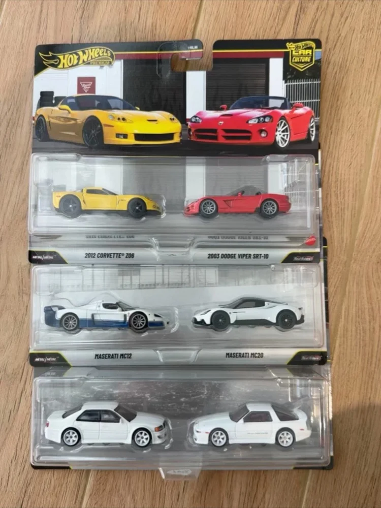 Фото Коллекционный набор Hot Wheels Gold Label Car Culture Series: две модели автомобилей Ota Chaser Jzx100 и Masera Ti, премиум-класс, литые под давлением, подарок №5