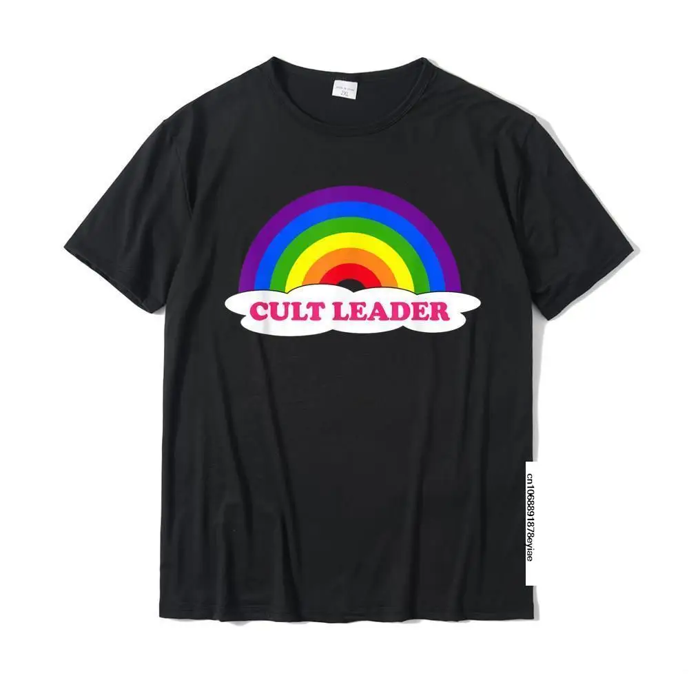 

Cult Leader Funny Rainbow Design T-Shirt Tshirts For Men Design Tops Shirt Graphic Slim Fit Cotton