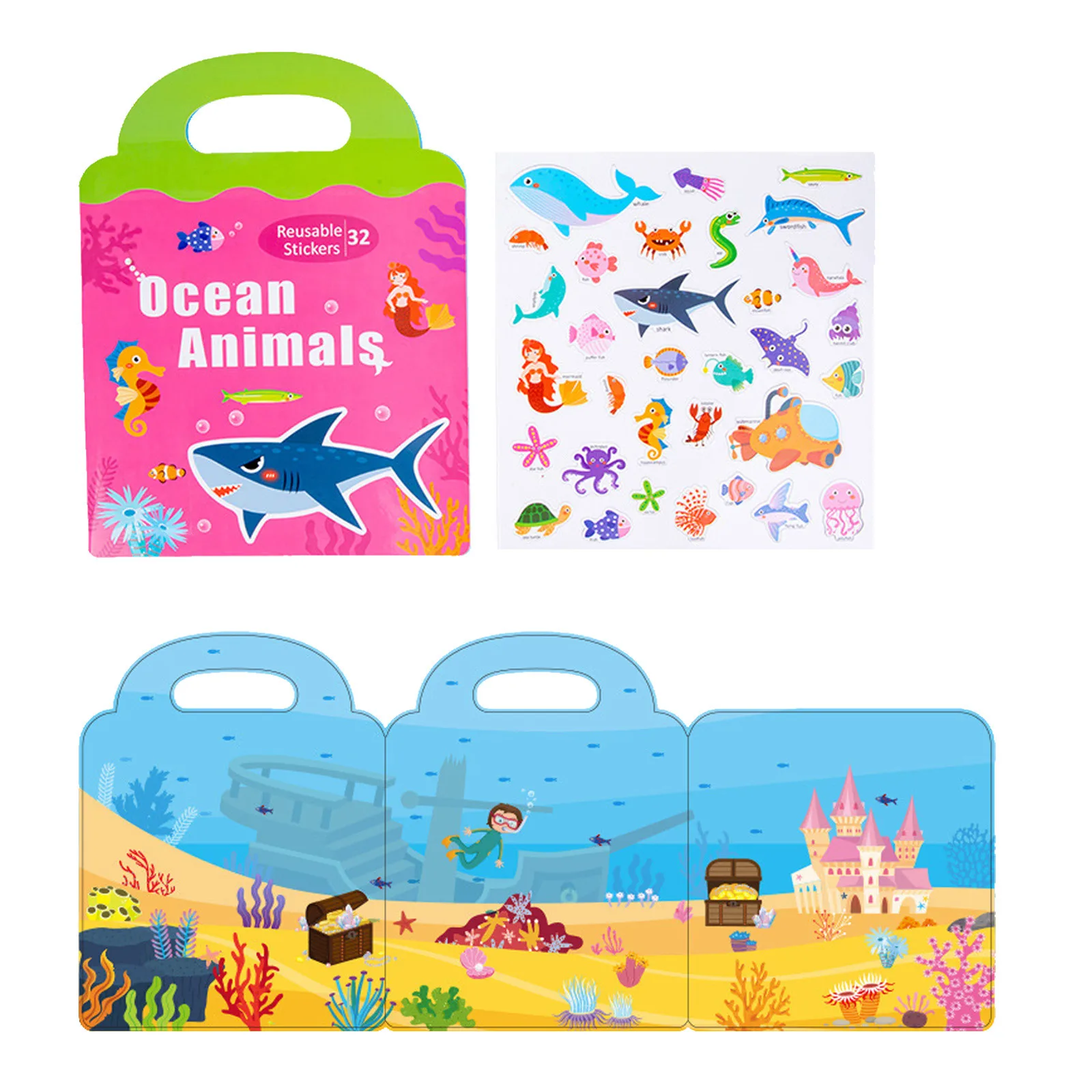 Тихая книга детская книжка-паста игрушка для путешествий Детская Интерактивная