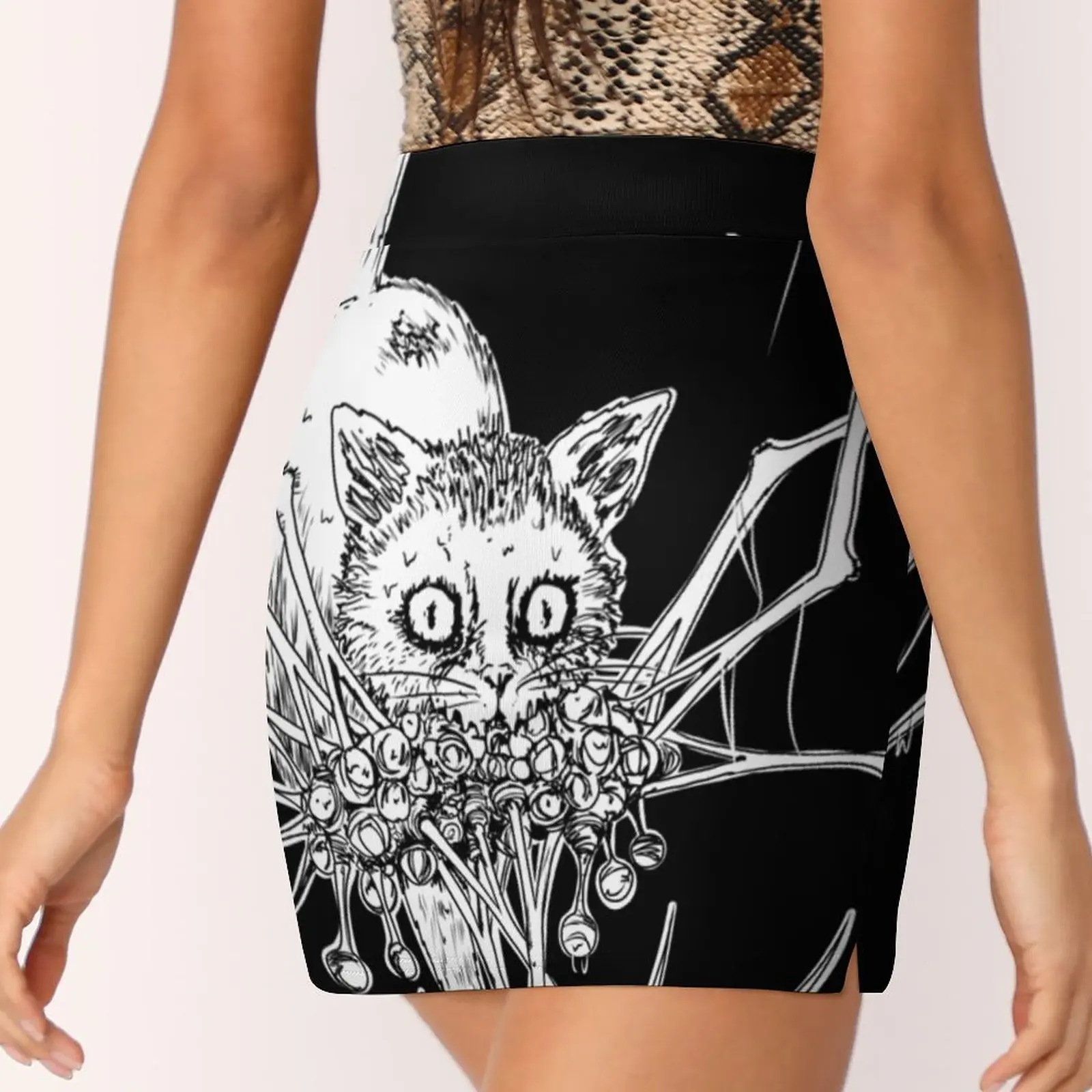 Souichi'S Beloved Pet Женская юбка Эстетические юбки Новая мода Короткие Souchi Tsujii Junji Ito
