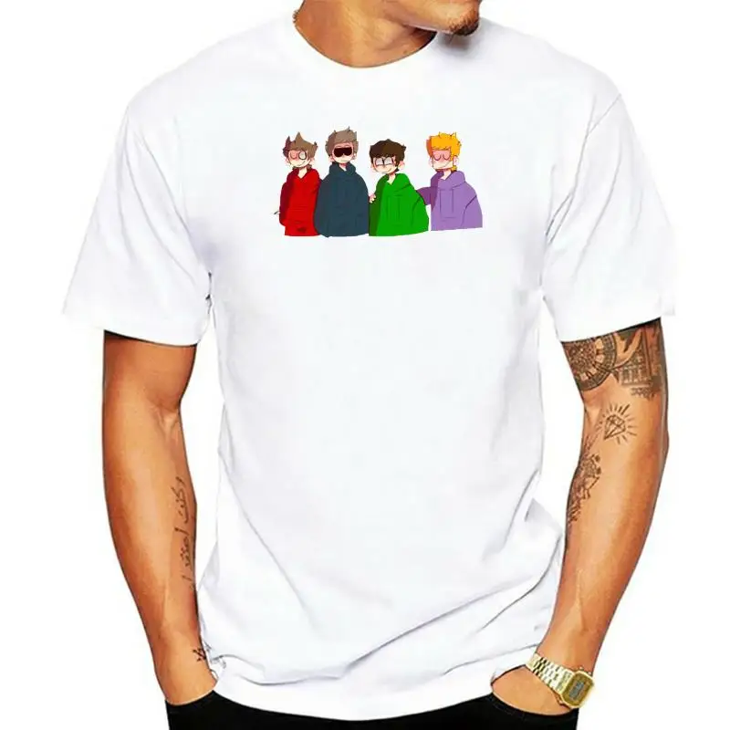 Eddsworld T Shirt T-Shirt Male Cute Tee Fashion Short-Sleeve 4xl Cotton Printed Tshirt