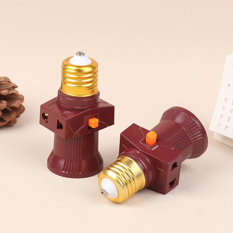 1 шт. многоцелевой патрон для лампы E27 с выключателем