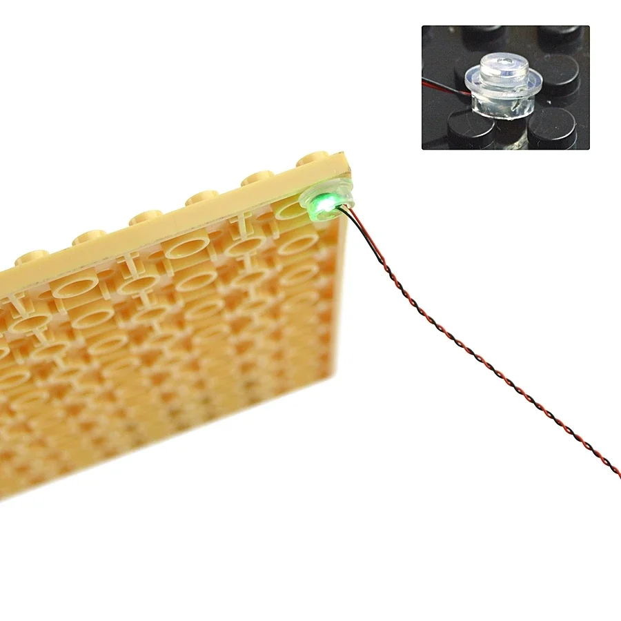 Leduo MOC светодиодный блок 1x1 мигающий