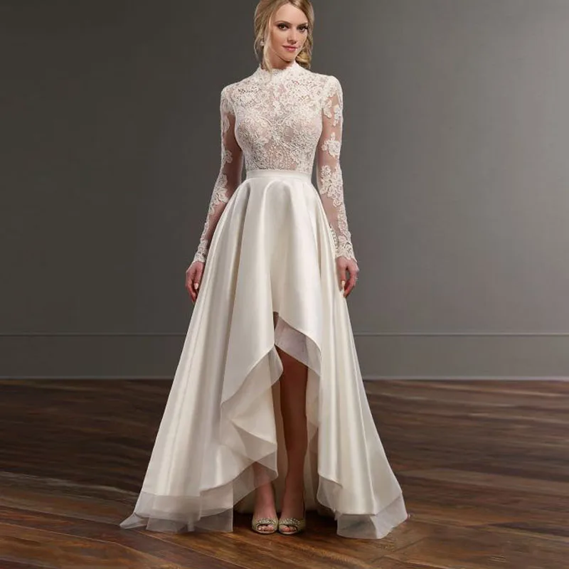 Длинная свадебная юбка блестящая атласная юбка-макси из органзы со шлейфом