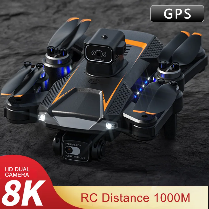 

GPS Drone 4K Professional 8K HD Camera Drones with FPV Brushless RC Quadcopter Obstacle Avoidance Optical Flow Positioning Dron