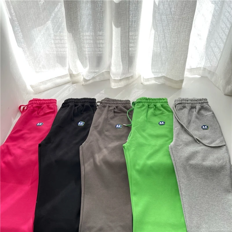 

Best Quality Ader Error Fashion Sweatpants Men 1:1 Adererror Drawstring Pocket Terry Cotton Trousers Men Clothing 2022