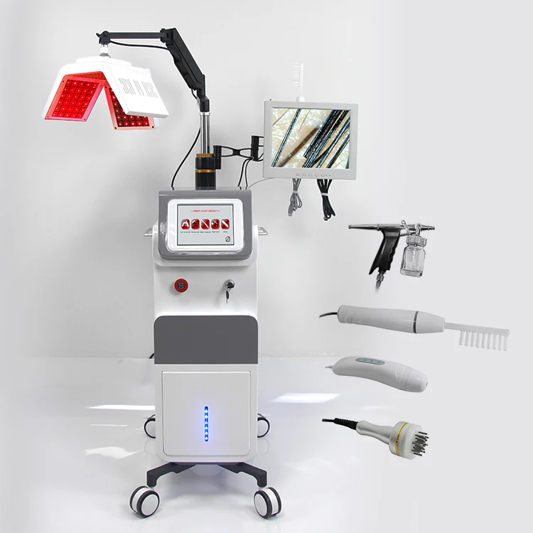 

Newest 650nm Laser Low Level Laser Hair Regrowth Treatment Beauty Machine/ hair analysis Instruments