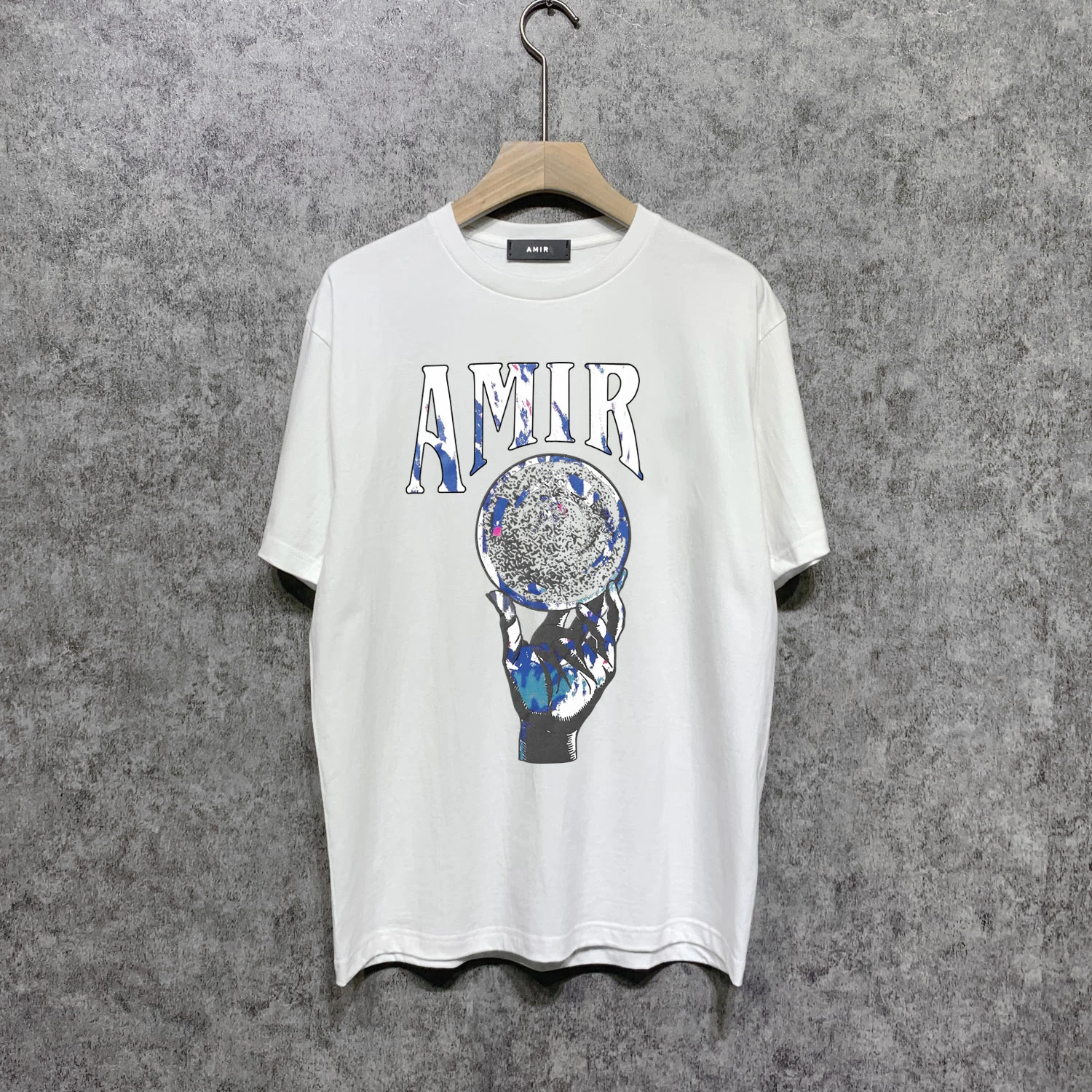 

Summer Trend T-shirt Graffiti Letter Printing Short Sleeve High Street Style Casual Loose Shirt Men Women Cotton Top