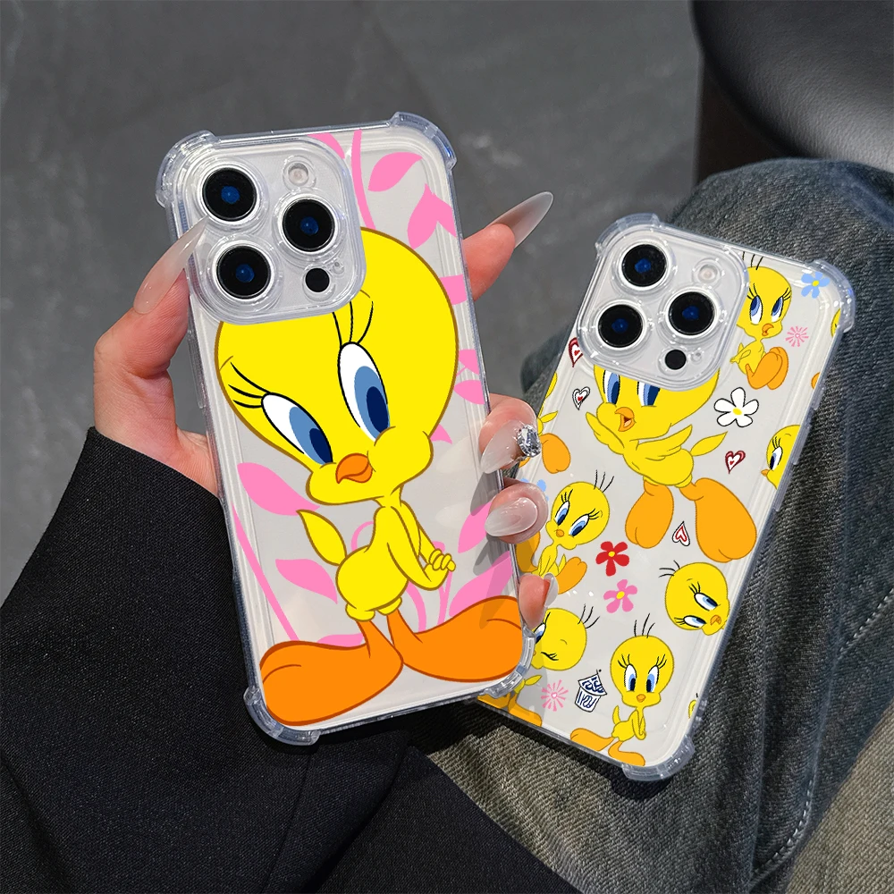 Чехол для телефона с рисунком T-Tweetys vivo V40 V30 V29 V27 V27E V25 V23 Y02 Y76 Y38 Y28 Y03 Y17s Y78 Y36 Y27 Y35 Lite Pro