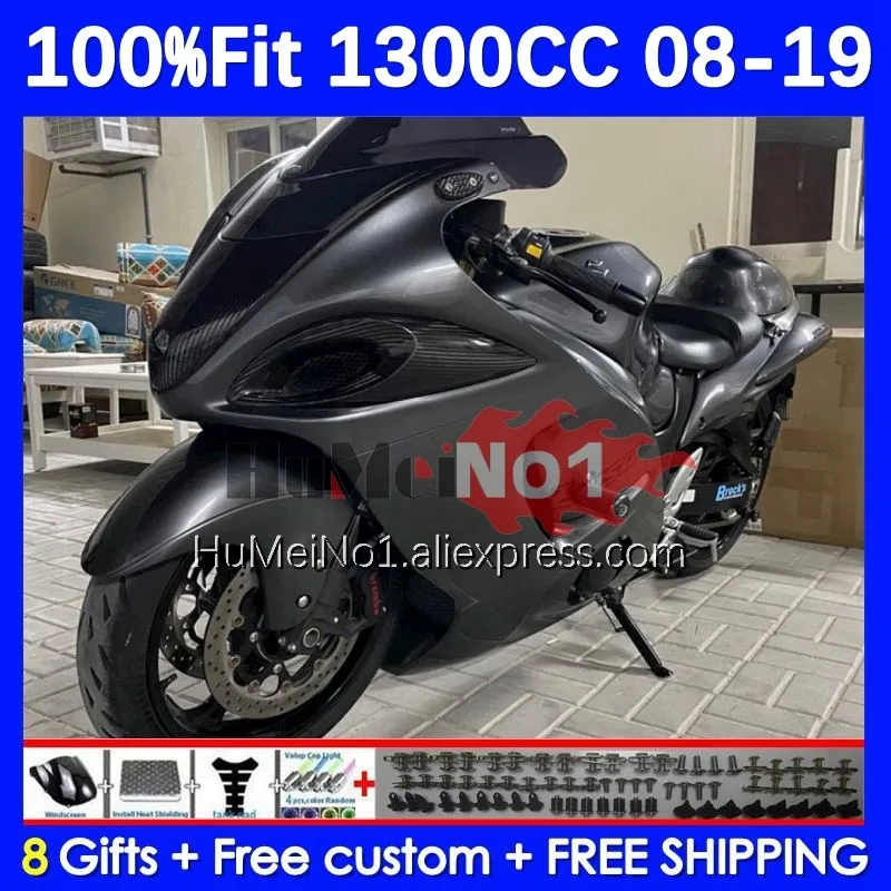 

GSXR 1300 для SUZUKI GSXR1300 Hayabusa 2008 2009 2010 2011 30No.305 2012 2013 2014 2016 2017 2018 2019 обтекатель серый глянцевый