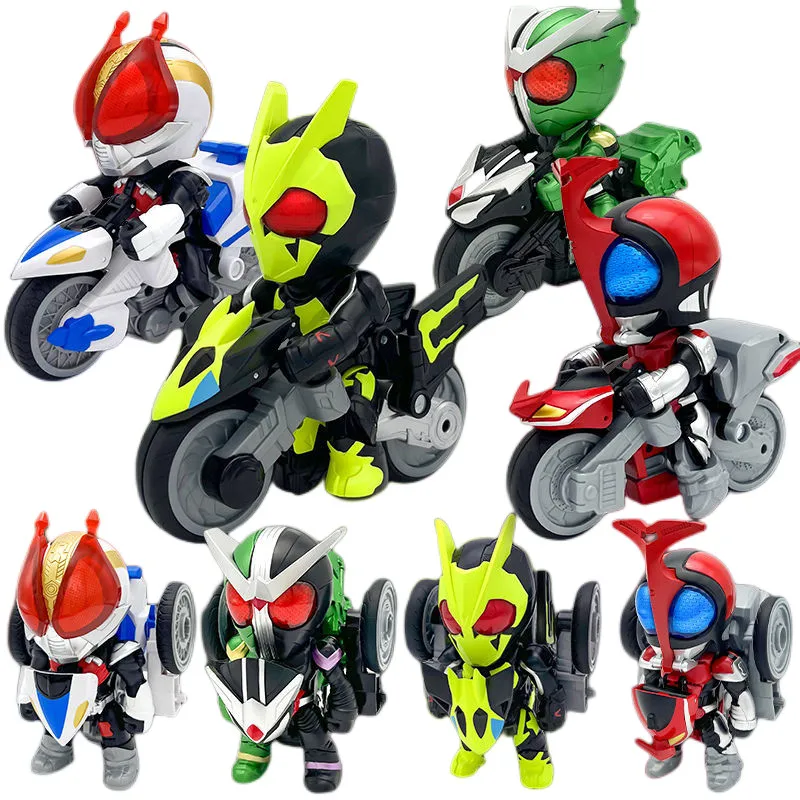 

Japan Anime Kamen Rider Motorcycle Sakurajima Zero One Version Masked Revi Kuuga Model Dolls Action Figure Children'S Gift Toys