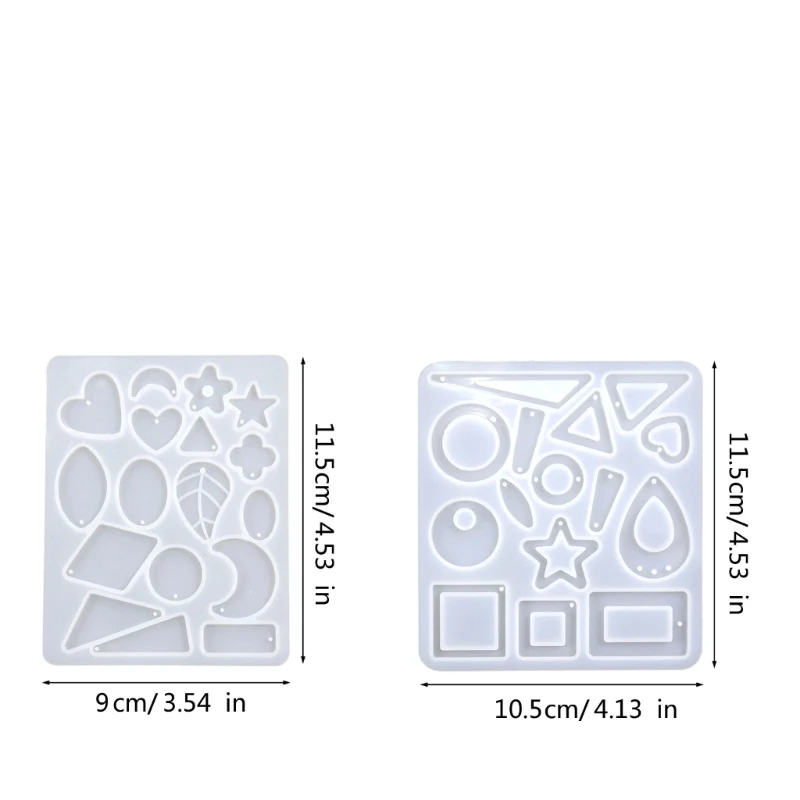 11шт силиконовые серьги кулон формы из смолы гибкая форма для дизайнеров