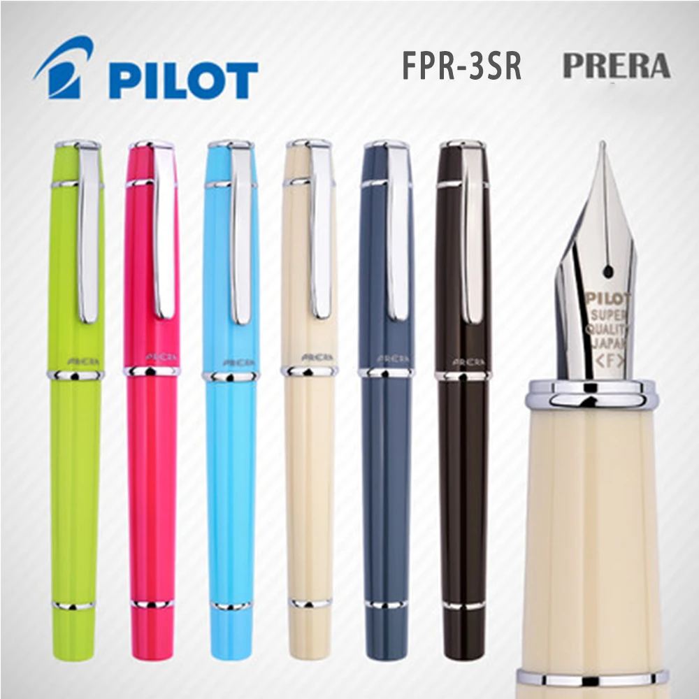 Japan  PILOT FPR-3SR Prera Pen F/M Tip Color Pen Metal Pen Clip Exquisite Pen Body Student Writing Business Office Supplies