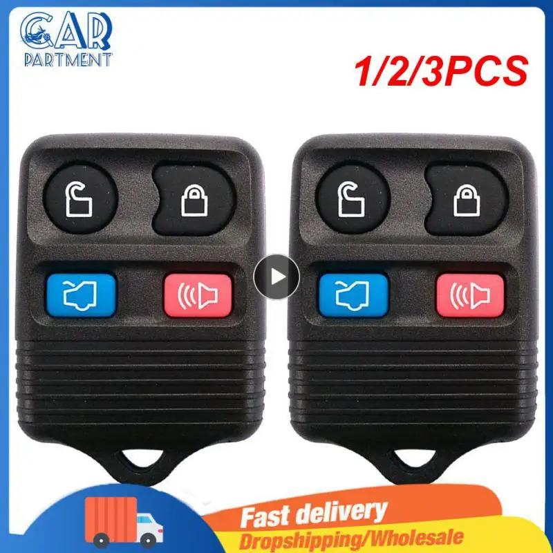 

1/2/3 шт. Сменный Чехол для автомобильного ключа Dandkey с 3/4 кнопками, оболочка для автомобильного ключа с дистанционным управлением, брелок для входа без ключа для Ford Escape Exursion Explorer