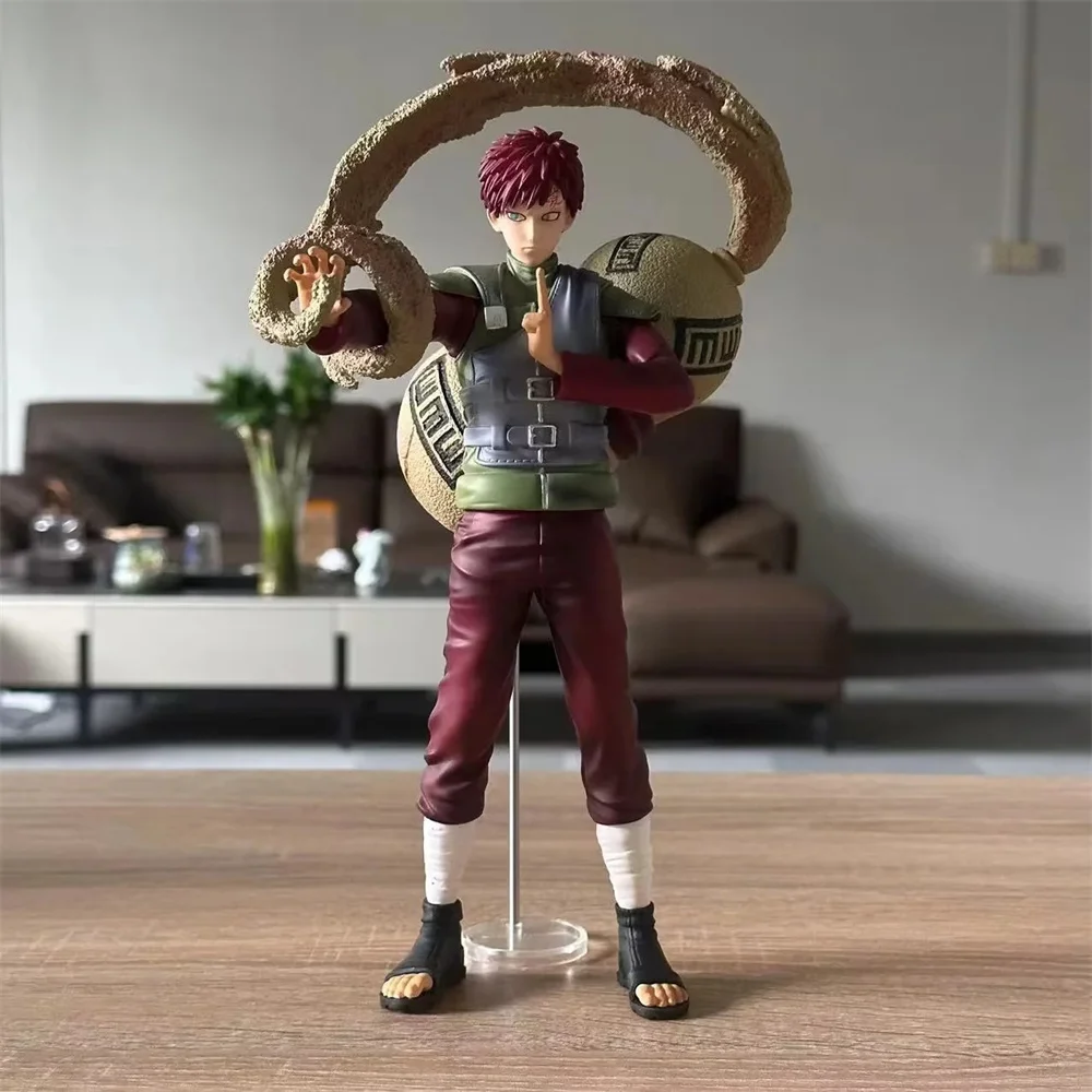 

Anime Naruto Gaara Sandstorm PVC Action Figure Collectible Model Doll Toy 26cm