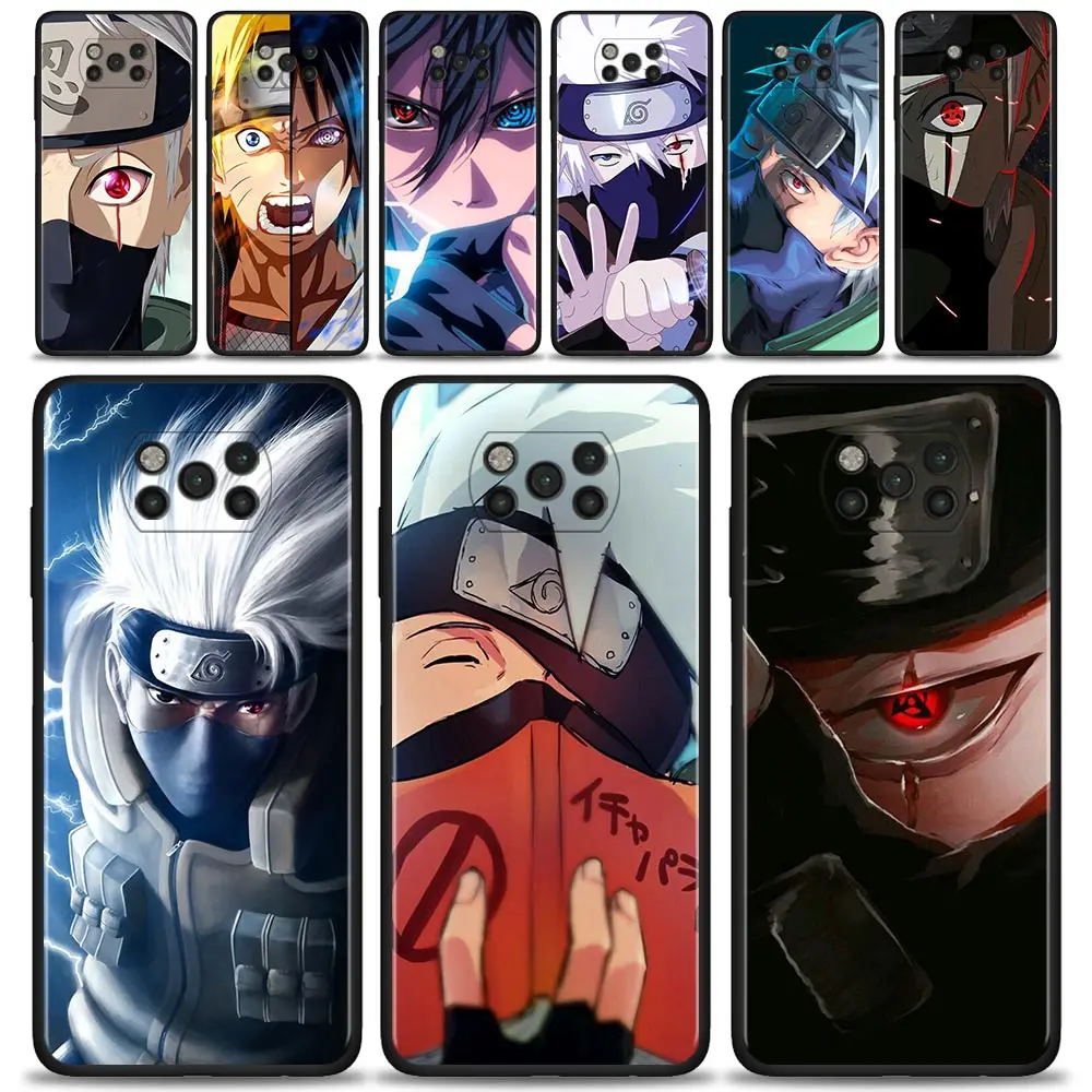 

Phone Case For Xiaomi Poco X3 NFC M3 M4 Pro F3 GT MI Civi 9T 10T 11T Note 10Lite Silicone Cover Anime Naruto