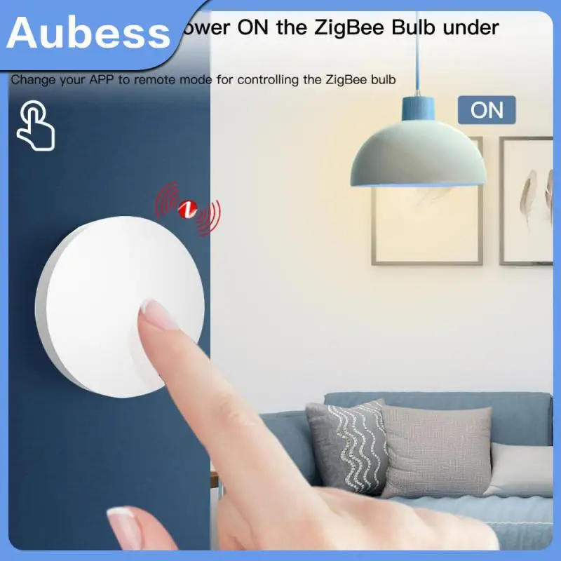 

Universal Wifi Smart Light Switch Devices Work Together Scene Switch Battery Powered Tuya Zigbee 3.0 Smart Switches Convenient