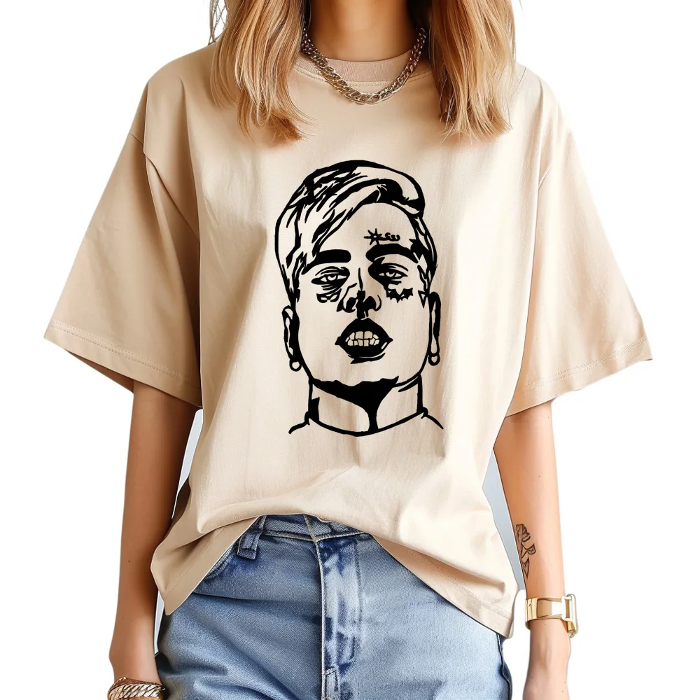 Duki Футболка женская манга японская забавная футболка для девушек уличная одежда